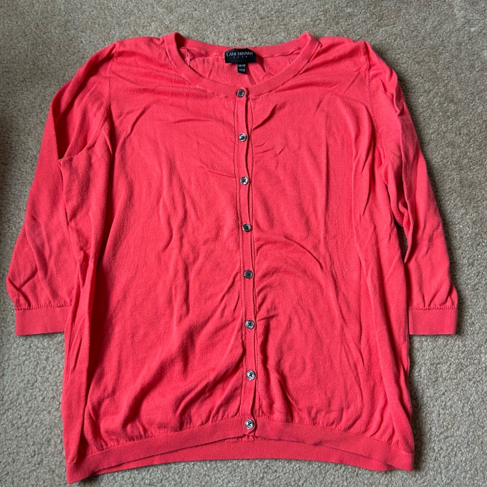 Lane Bryant Button Up Spring Cardigan 18/20